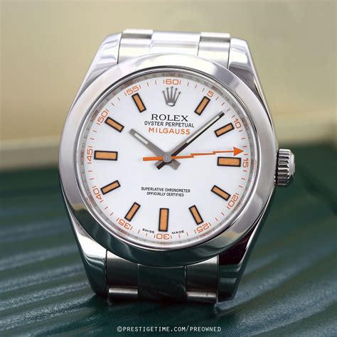 rolex milgauss dress watch|pre owned rolex milgauss.